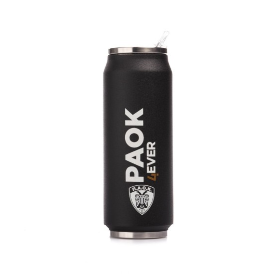 Estia Coffee Cup PAOK Ποτήρι Θερμός με Καλαμάκι μαύρο 500ml Estia Coffee Cup PAOK Ποτήρι Θερμός με Καλαμάκι μαύρο 500ml