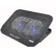 Q-Tech NCQ-40 Notebook Cooler για laptop έως 15.6" Μαύρο