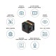 Lamtech Web Camera HD All in 1  Mini DV HD 1080p 30fps