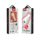 Φορτιστής αυτοκινήτου, ΕΜΥ MY-112, 5V 2.4α, Universal, 2xUSB, Micro USB καλώδιο, λευκό