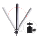 OEM LED Ring light Φωτιστικό Δαχτυλίδι - 26cm - 20W Μαύρο - 40127