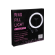 OEM LED Ring light Φωτιστικό Δαχτυλίδι - 26cm - 20W Μαύρο - 40127