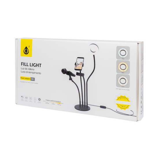 OEM LED Ring light Φωτιστικό Δαχτυλίδι One Plus NR9104 - 9cm - 10W - 40133