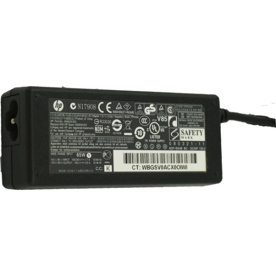 Φoρτιστής HP-Hewlett Packard 18.5 Volt, 3.5A, 65 Watt, 7.4*5.0mm round refurbished Φoρτιστής HP-Hewlett Packard 18.5 Volt, 3.5A, 65 Watt, 7.4*5.0mm round refurbished