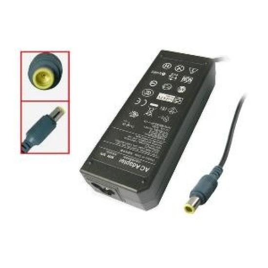 Φορτιστής  για IBM Lenovo, 20V, 90W,  4.5A, 7.9*5.4mm + Center pin