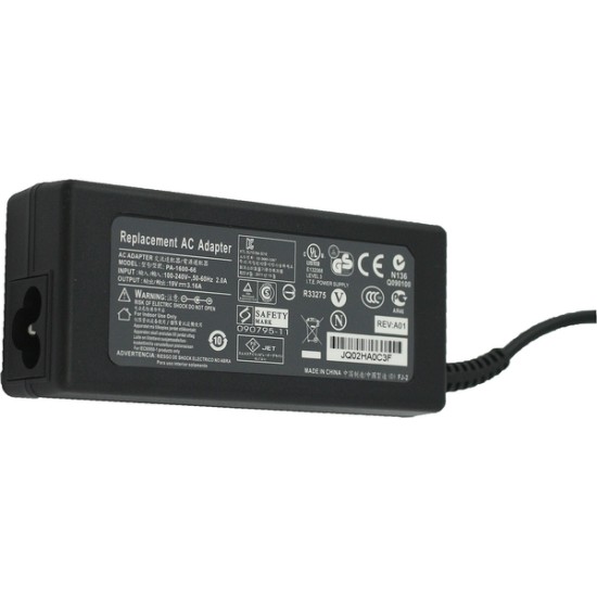 Φορτιστής για Samsung, 19V, 60W, 3.16A, 5.5*3.0mm + Center pin Φορτιστής για Samsung, 19V, 60W, 3.16A, 5.5*3.0mm + Center pin