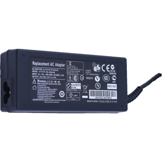 Φορτιστής για IBM-Lenovo, Clevo, Hitachi, Panasomic, 16V, 70W, 4.38A, 5.5*2.5mm Φορτιστής για IBM-Lenovo, Clevo, Hitachi, Panasomic, 16V, 70W, 4.38A, 5.5*2.5mm