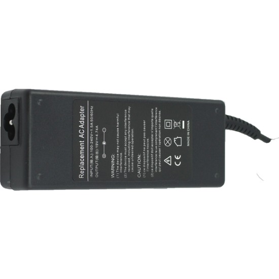 Φορτιστής για HP/Compaq, 19V, 90W, 4.74A, 7.4*5.0mm + Center pin Φορτιστής για HP/Compaq, 19V, 90W, 4.74A, 7.4*5.0mm + Center pin