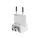 DeTech Τροφοδοτικό Ρεύματος για Apple 85W 18.5V/4.65A magnetic 5 pin 2 pin, White - 279