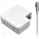 DeTech Τροφοδοτικό Ρεύματος για Apple 85W 18.5V/4.65A magnetic 5 pin 2 pin, White - 279
