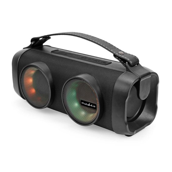 NEDIS SPBB306BK BLUETOOTH PARTY BOOMBOX 2.0 16W WITH CARRYING HANDLE AND PARTY LIGHTS BLACK NEDIS SPBB306BK BLUETOOTH PARTY BOOMBOX 2.0 16W WITH CARRYING HANDLE AND PARTY LIGHTS BLACK
