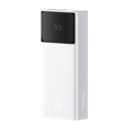 Baseus Power Bank Star-Lord, 20000mAh 65W + USB - USB-C cable (white) (P10022906213-00) (BASP10022906213-00)