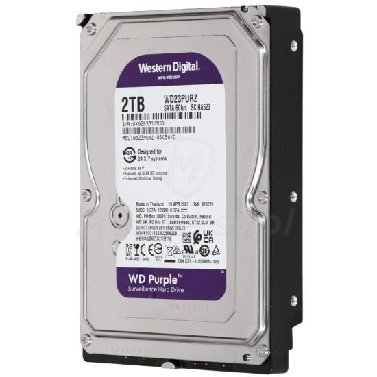 Western Digital 2TB HDD 3.5