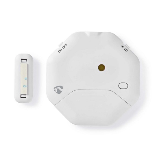 Nedis Αισθητήρας Πόρτας/Παραθύρου Μπαταρίας Door/Window Sensor σε Λευκό Χρώμα (ALRMD20WT) (NEDALRMD20WT)
