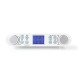 Nedis Kitchen Radio 1.5 W Black Blue Screen Silver / White (RDFM4000WT) (NEDRDFM4000WT)