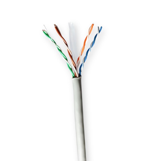 NEDIS CCBG8520GY100S NETWORK CABLE ROLL CAT6  SOLID U/UTP 100.0m INDOOR GREY