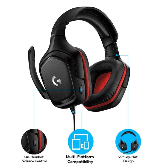Logitech G332 Gaming Headset (981-000757) (LOGG332)