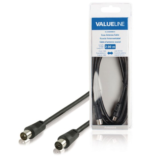 VLSB 40000B 2.00  cable coax male - coax female