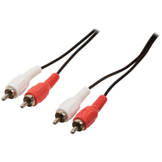 VLAP 24200B 5.00 cable 2x RCA male - 2x RCA male