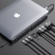 Baseus Enjoyment Series Multi-functional Type-C intelligent HD HUB Dark gray (CATSX-G0G) (BASCATSX-G0G)