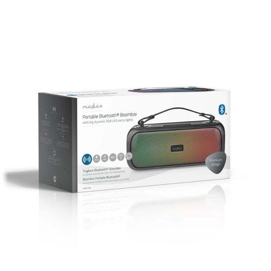 Nedis Ηχείο με λειτουργία Karaoke σε Μαύρο Χρώμα (SPBB316BK) (NEDSPBB316BK)