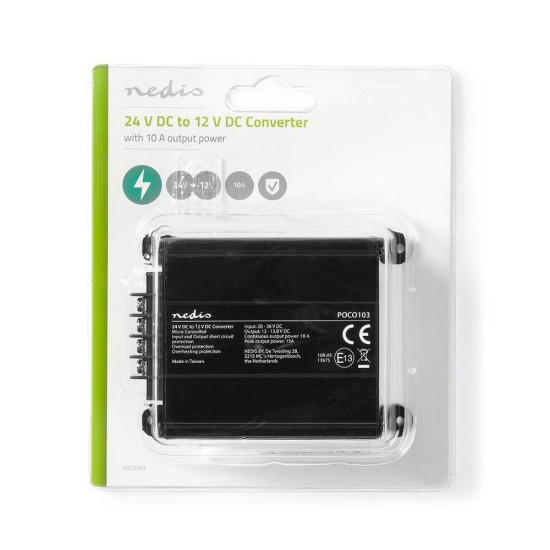 Nedis Μετατροπέας Τάσης DC/DC 24V σε 12V (POCO103 ) (NEDPOCO103 )