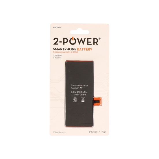MBI0196B iPhone 7 Plus Battery 3.8V 3100mAh