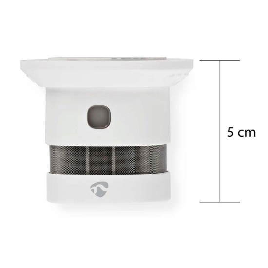 Nedis SmartLife Smoke Detector 85 dB White (ZBDS10WT) (NEDZBDS10WT)