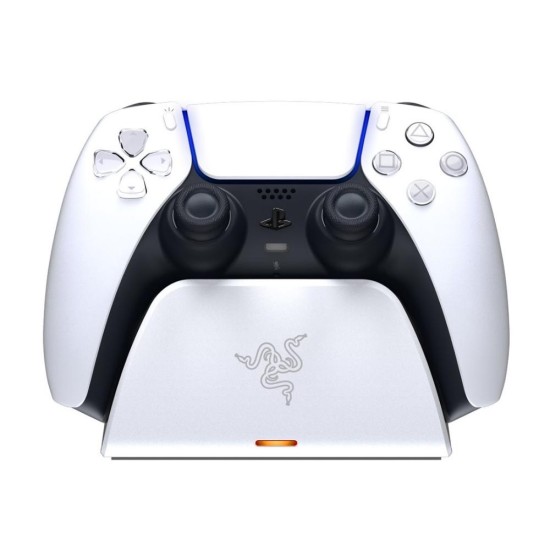 Razer Quick Charging Stand for 1 PS5 Controller White (RC21-01900100-R3M1) (RAZRC21-01900100-R3M1)