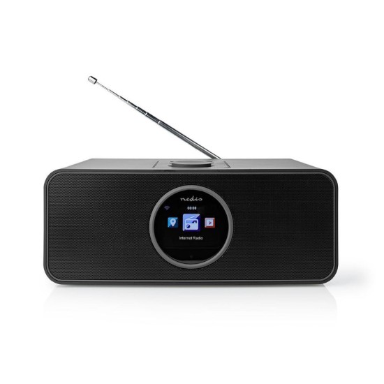 Nedis Επιτραπέζιο Ραδιόφωνο Ρεύματος με Bluetooth και USB Μαύρο (RDIN4000BK) (NEDRDIN4000BK)