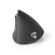Nedis Ergonomic Wireless Mouse Ασύρματο Vertical Ποντίκι Μαύρο (ERGOMSWS100BK) (NEDERGOMSWS100BK)