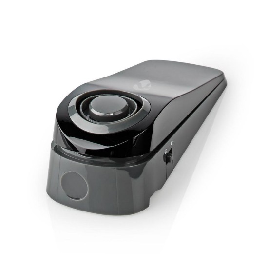 Nedis Σφήνα Πόρτας Μπαταρίας Door Contact with Water Leak Sensor Built-In Siren σε Μαύρο Χρώμα (ALRMDW20BK) (NEDALRMDW20BK)