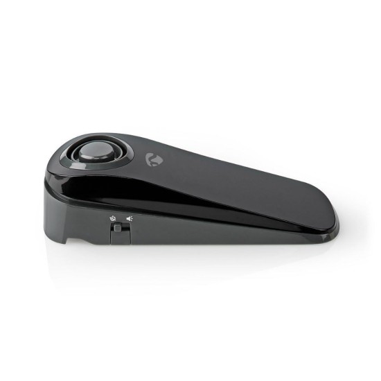 Nedis Σφήνα Πόρτας Μπαταρίας Door Contact with Water Leak Sensor Built-In Siren σε Μαύρο Χρώμα (ALRMDW20BK) (NEDALRMDW20BK)