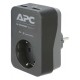 APC Essential SurgeArrest Πρίζα Ασφαλείας 1 Θέσης + 2 USB Black (PME1WU2B-GR) (APCPME1WU2B-GR)