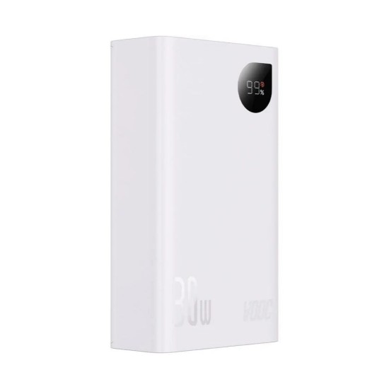 Baseus Powerbank  Adaman 2, 20000mAh, 30W, 3xUSB, USB-C White (PPAD050002) (BASPPAD050002)