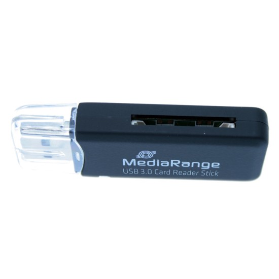 MediaRange USB 3.0 Card Reader Stick (Black) (MRCS507) MediaRange USB 3.0 Card Reader Stick (Black) (MRCS507)