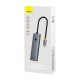 Baseus UltraJoy USB 3.0 Hub 3 Θυρών με σύνδεση USB-C Γκρι (B0005280A813-00) (BASB0005280A813-00)