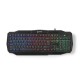 Nedis Combo Σετ Gaming Πληκτρολόγιο με διακόπτες και Φωτιζόμενα πλήκτρα & Ποντίκι (Αγγλικό US) (GCK41100BKUS) (NEDGCK41100BKUS)