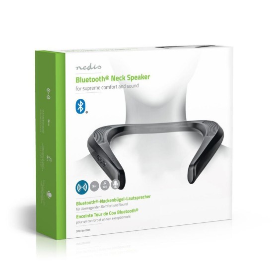 Nedis Earbud Bluetooth Handsfree Ακουστικά Μαύρα (SPBT5010BK) (NEDSPBT5010BK)