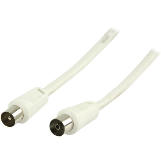 VLSP 40000W 5.00 antenna cable coax male - coax female white