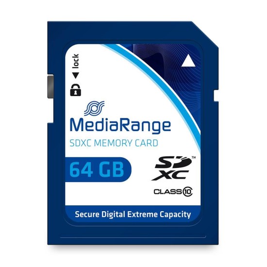MediaRange SDXC Class 10 64 GB (eXtended Capacity) (MR965)