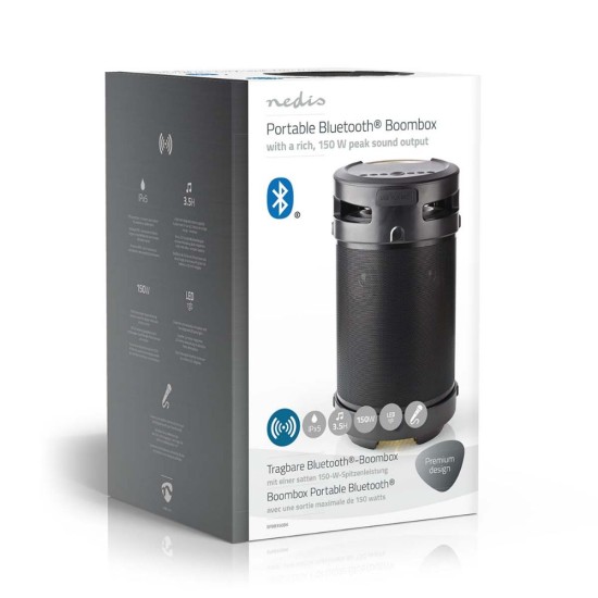 Nedis Ηχείο με λειτουργία Karaoke σε Μαύρο Χρώμα (SPBB350BK) (NEDSPBB350BK)