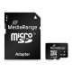 MediaRange Micro SDHC Class 10 With SD Adaptor 32 GB (High Capacity) (MR959)