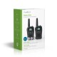 Nedis Walkie Talkie Σετ 2τμχ (WLTK1000BK) (NEDWLTK1000BK)