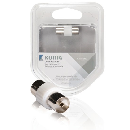 KNS 40941W Coax coupler coax female - female