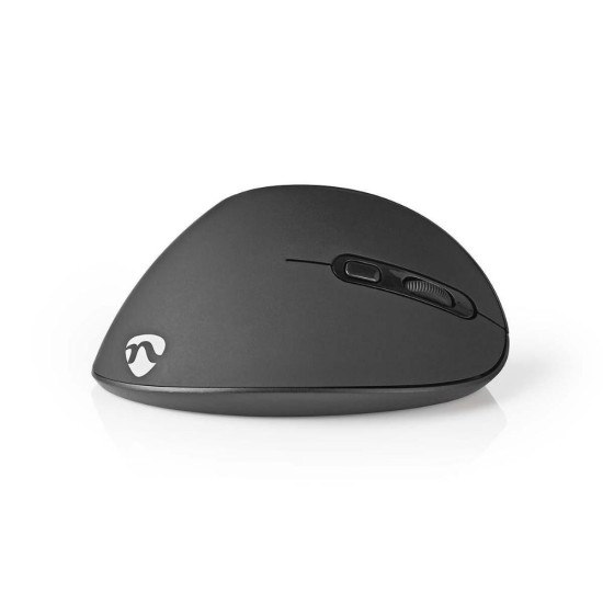 Nedis Ergonomic Wireless Mouse Ασύρματο Vertical Ποντίκι Μαύρο (ERGOMSWS100BK) (NEDERGOMSWS100BK)