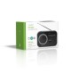 Nedis Φορητό Ραδιόφωνο Μπαταρίας Μαύρο (RDFM1330GY) (NEDRDFM1330GY)