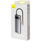 Baseus Adapter 5in1  Hub USB-C to 3x USB 3.0 + HDMI + USB-C PD (WKWG020013) (BASWKWG020013)