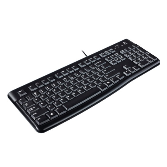 Logitech K120 Keyboard GR (Black, Wired) (LOGK120)
