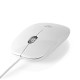 Nedis Wired Mouse Ενσύρματο Ποντίκι Λευκό (MSWD200WT) (NEDMSWD200WT)